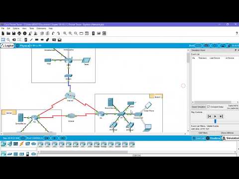 CCNA RS1 ITN - Chapter 10 Packet Tracer - Explore a Network