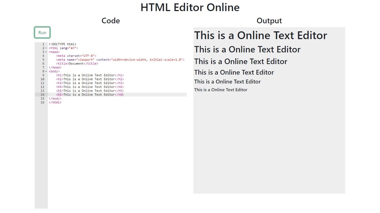 Make Online HTML Editor in JavaScript | Step-by-Step | 100% Working | Code Editor in JavaScript