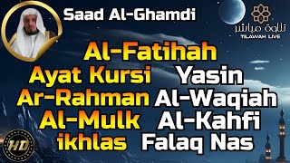 Download lagu Al Fatihah,Ayat Kursi,Surah Yasin,Ar Rahman,Al Waqiah,Al Mulk,Kahfi,Ikhlas,Falaq,Nas, Saad Al-Ghamdi mp3
