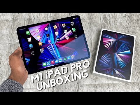 NEW 2021 M1 iPad Pro 11" Silver UNBOXING + First Impressions!