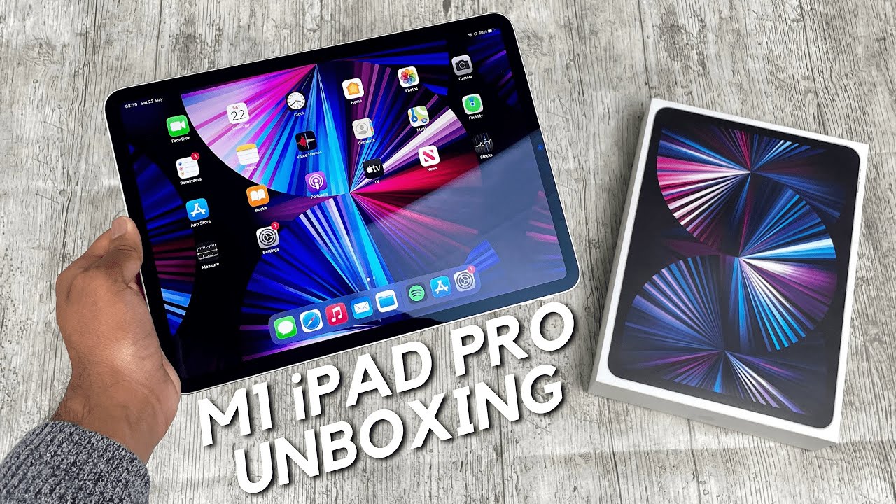 NEW 2021 M1 iPad Pro 11" Silver UNBOXING + First Impressions!