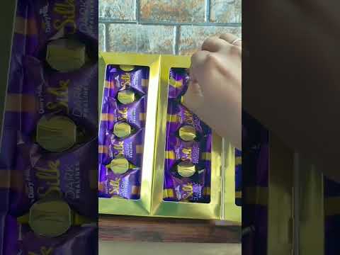surprise box Dairy milk silk classic chocolate unboxing 🍫😋#shorts #tutumisti420 #viral#ytshorts