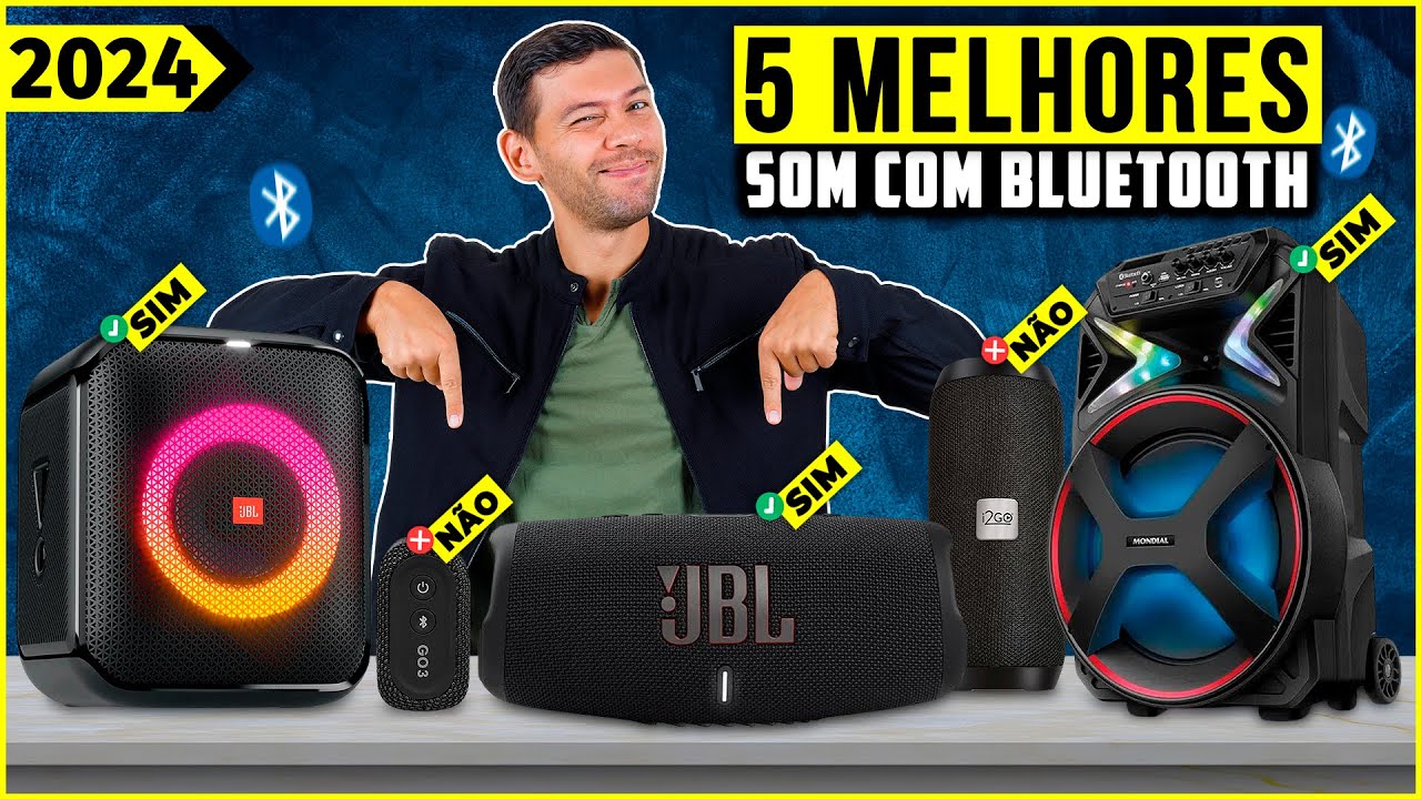As 5 Melhores Caixa de Som Bluetooth/ Caixa Bluetooth Em 2024!