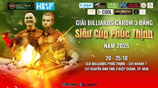 Download the video "[ TV ] LÊ PHƯỚC MINH ĐIỀN vs ĐINH QUỐC KHÁNH| GIẢI BILLIARDS 3C SIÊU CÚP PHÚC THỊNH 2025"