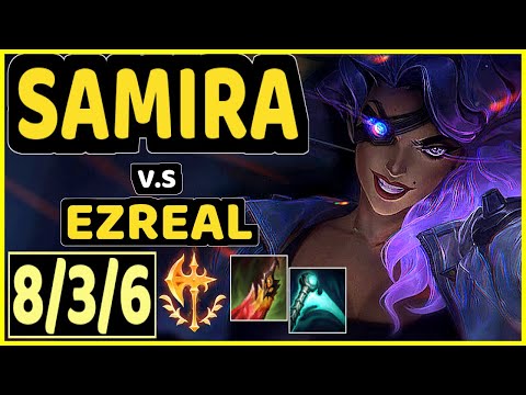 K1NG (SAMIRA) vs EZREAL - 8/3/6 KDA BOTTOM ADC CHALLENGER GAMEPLAY - OC