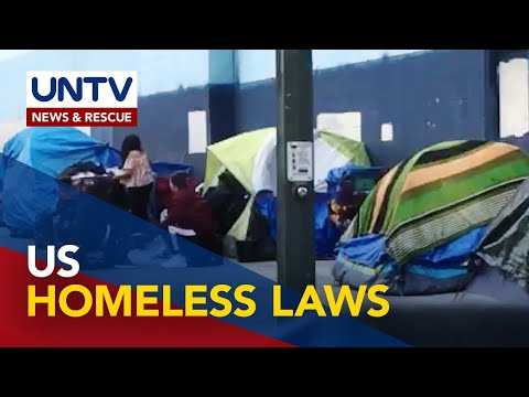 US Supreme Court, diringgin ang kaso sa anti-camping laws na ginagamit laban sa homeless sa bansa