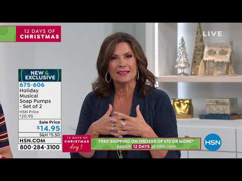 Holiday Musical Soap Pumps  Set of 2