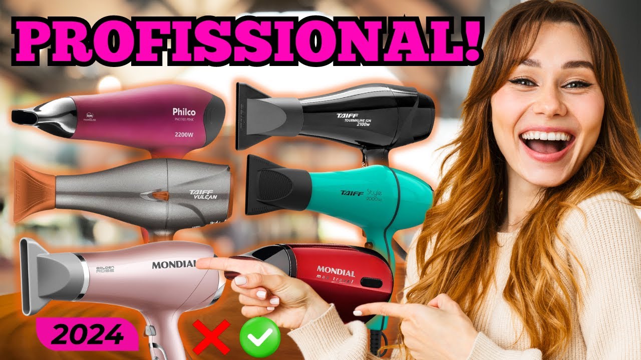 OS 6 MELHORES SECADOR DE CABELO PROFISSIONAL EM 2024 ✅ SECADOR DE CABELO| MELHOR SECADOR DE CABELO ✅