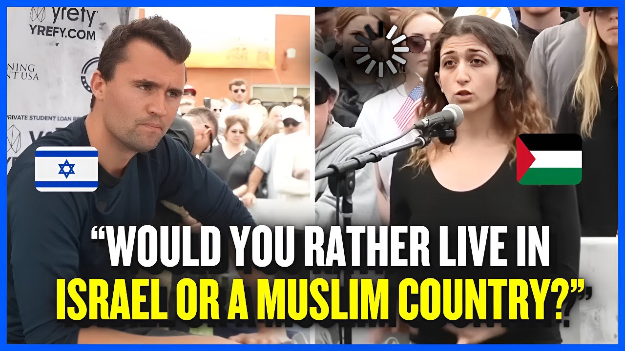 Charlie Kirk SILENCES Anti-Israel Feminist With This One Question!