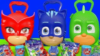 PJ Masks Unboxing: Catboy, Owlette & Gekko Überraschungs Pyjamahelden & Mashems für Kinder