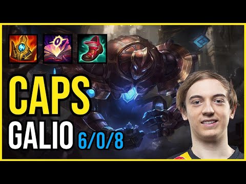 CAPS - GALIO - EUW Grandmaster - Patch 11.6