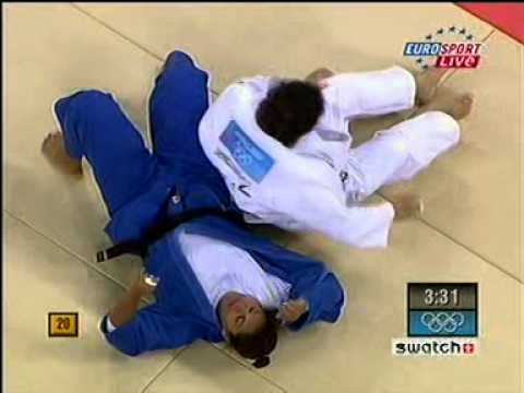Judo Olympia Athen 2004 Insaf Yahyaoui vs Tea Donguzashvili