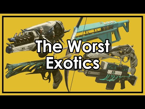 Destiny 2: Let's Talk About The Worst Exotic Weapons