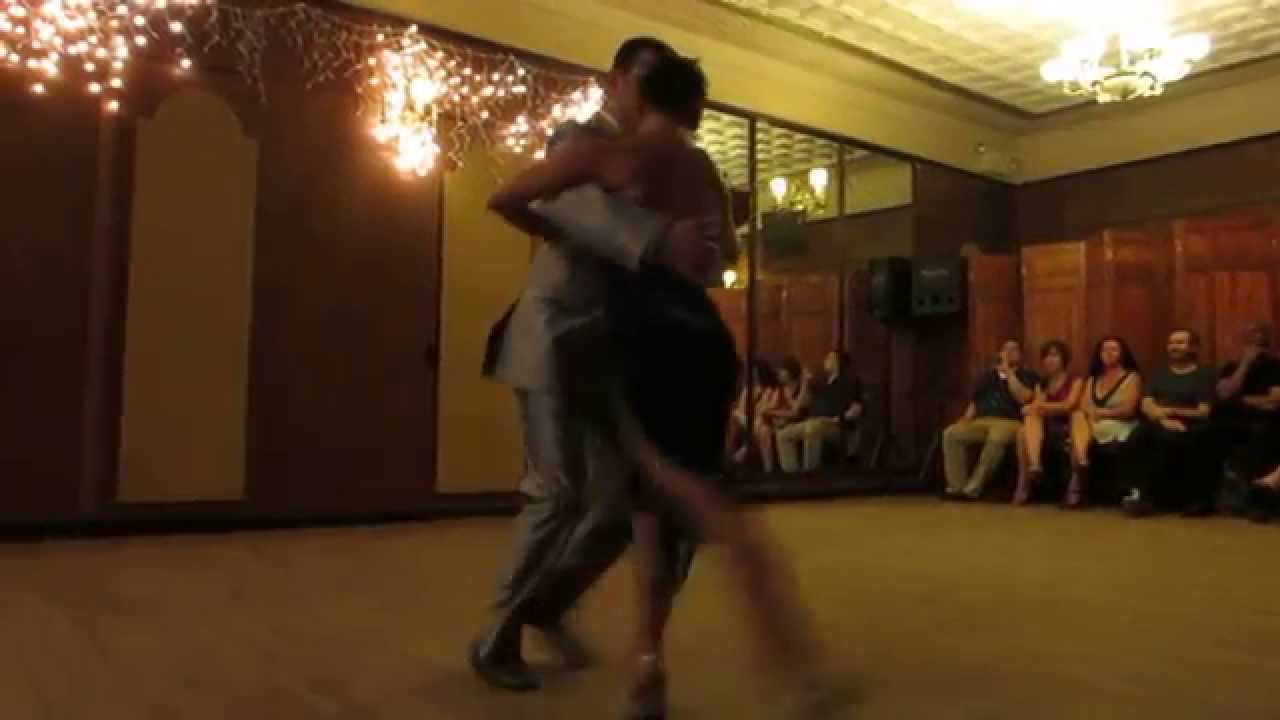 Andres Bravo & Carolina Jaurena at La Milonga Rosa..FRIDAY:  09/12/2014