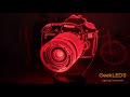 3d camera lamp video demo 3d camera lamp video demo