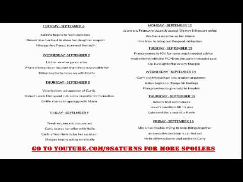 2 WEEKS FROM 9-6-16 GH SPOILERS Jason Alexis Julian Lulu Dante Carly General Hospital Promo Preview