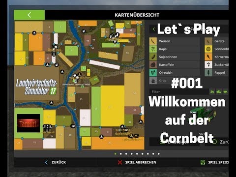 LS17 Cornbelt 16Fach Let`s Play #001 Willkommen auf der Cornbelt