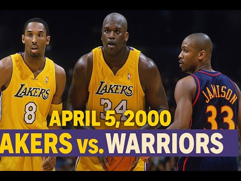04/05/2000 Lakers vs. Warriors Kobe Bryant Full game