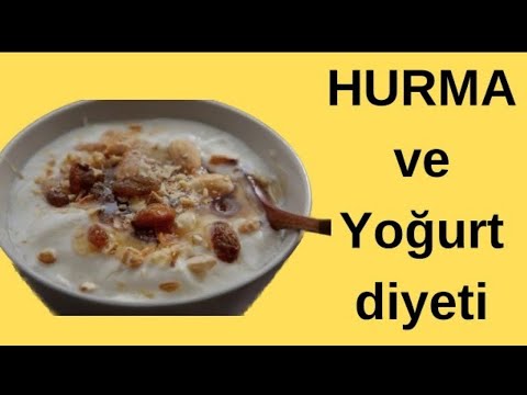 Diyetlerin En Etkilisi❗Hurma Ve Yoğurt Şok Diyet❗Evde Zayıflamayı Deneyen Herkes Zayıflıyor