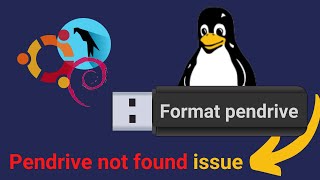 Formatting USB and USB not showing issue solving in linux, parrot os