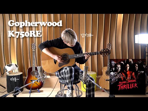 Michael Jackson - Thriller 어쿠스틱기타 커버 by 김기재 w/고퍼우드 K750RE 올솔리드 통기타