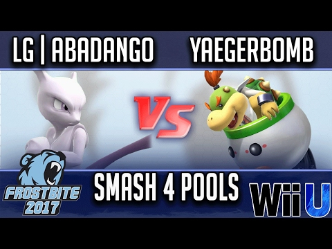 Frostbite 2017 SMASH 4 POOLS - LG | Abadango (Mewtwo) vs Yaegerbomb (Lemmy)
