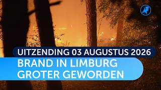 BRAND in LIMBURG GROTER geworden: al 100 HECTARE in vlammen op | Hart van Nederl