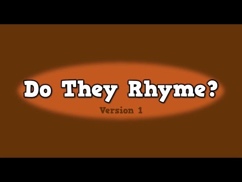 image-What is a rhyme game?