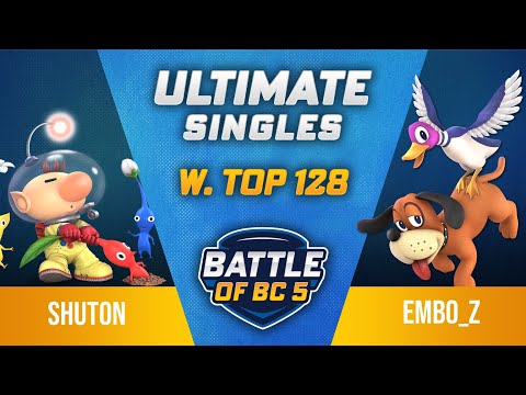 Shuton (Olimar) vs embo_z (Duck Hunt) - Ultimate Singles Winners Top 128 - Battle of BC 5