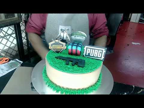 Pubg  cake  /How to make / birthday cake photo &  fondant  cake