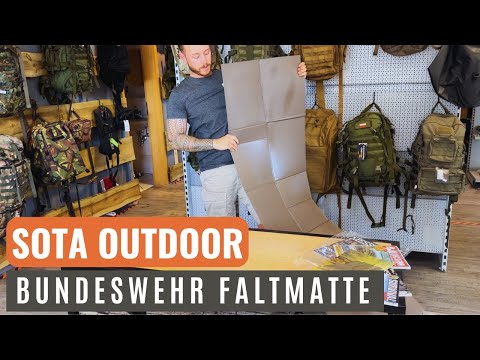 Bundeswehr Faltmatte für Bushcraft, Survival und Outdoor Abenteuer -  SOTA Outdoor Shop