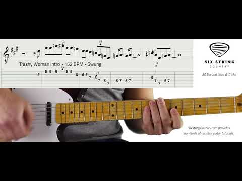 30 Second Licks & Tricks, Vol. 17 - Trashy Women Intro Riff