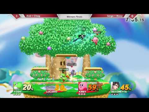 SP72 2v2 And & Chag Vs. Serge & Maxy - Winners Finals - Smash 4