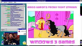 Windows 3.1 Games - Brace Yourself - Amigo Aaron's Friday Night Stream
