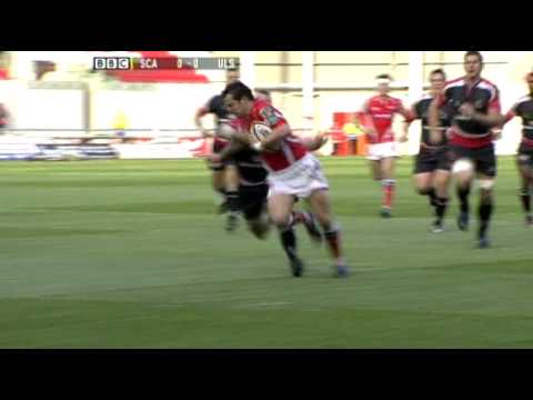 Daniel Evans Try  Scarlets 43 - 17 Ulster