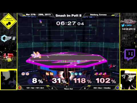 SiP2 - VDV | Timi + VDV | kiw1 Vs HSB | Blaze + Däumling - SSBM Doubles Bracket Winners Final