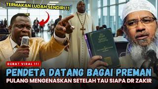 Download lagu TERMAKAN LUDAH SENDIRI ‼️ DATANG BAGAI PREMAN, PULANG BIKIN MALU KRISTEN DILIBAS DR ZAKIR SAAT DEBAT mp3