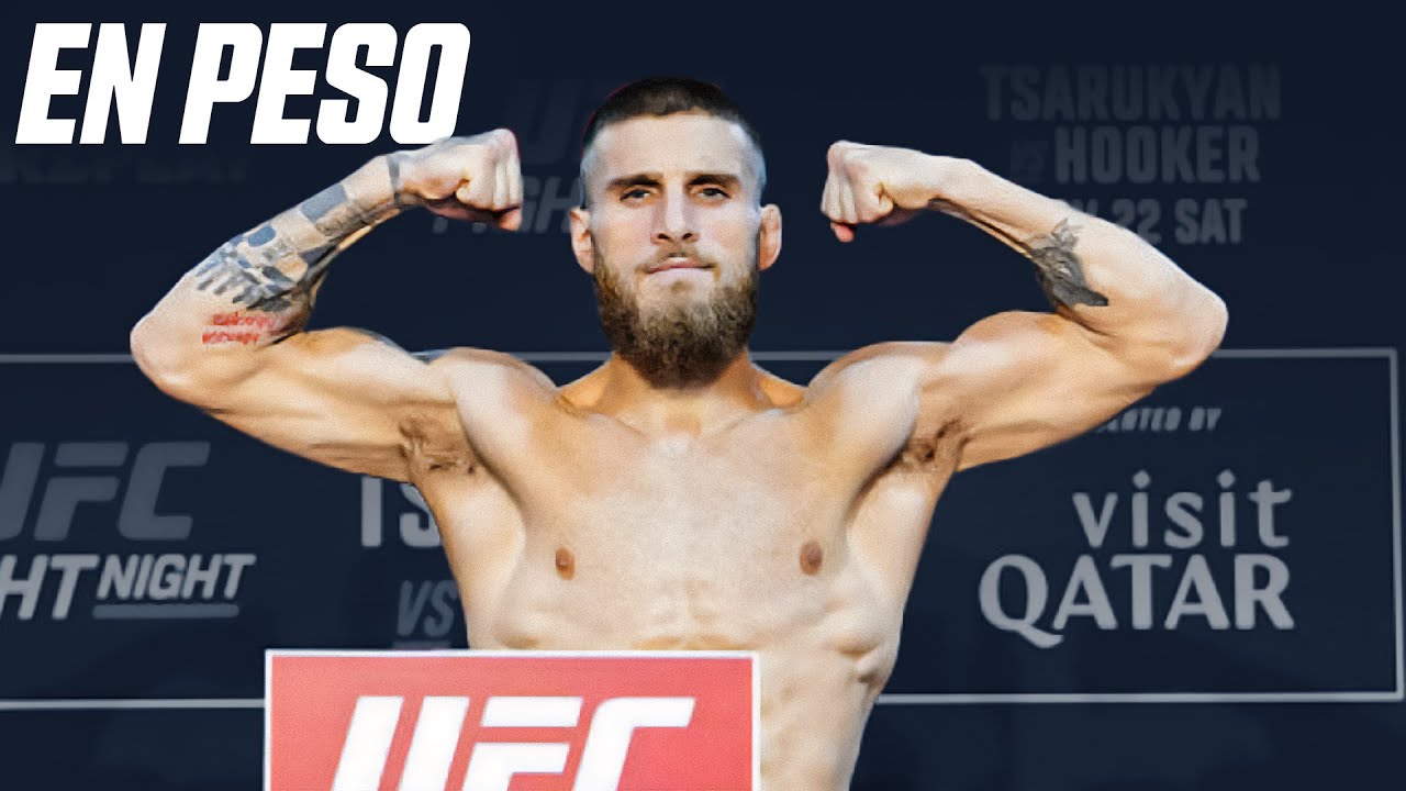 Aleksandre Topuria marcó EL PESO!