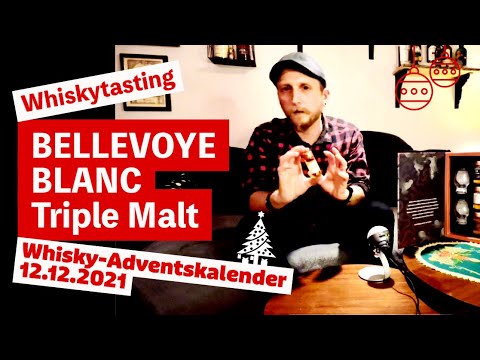 WHISKY ADVENTSKALENDER 12/2021- BELLEVOYE BLANC Triple Malt | Ein Whisky für den Kaffeetisch