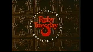Ruby Tuesdays  Commercial 1994