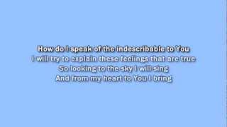 Kutless - All the Words karaoke