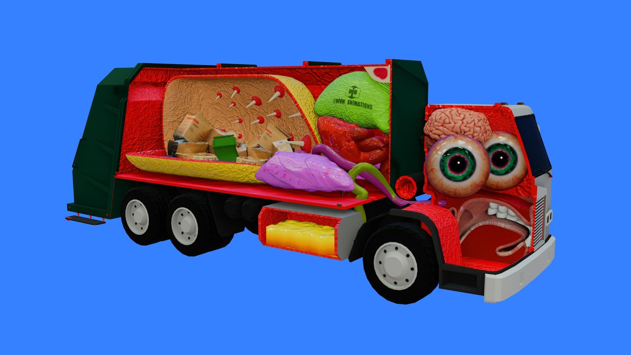How a Garbage Truck works