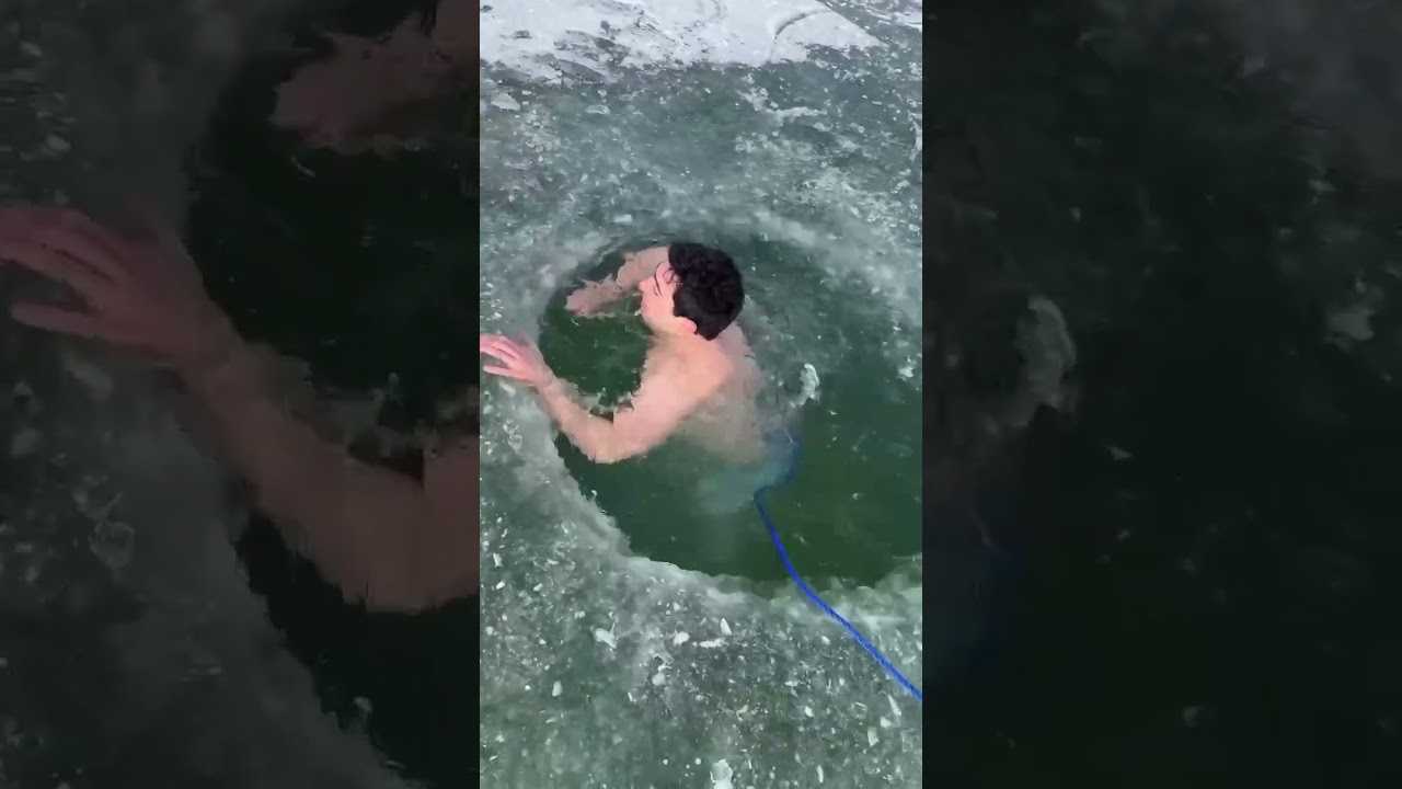 Լեւոն Քոչարյանը սուզվում է սառցակալած Սեւանում