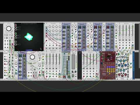 Ambient hamondo018 by MacOS free app "miRack" #Ambient #miRack