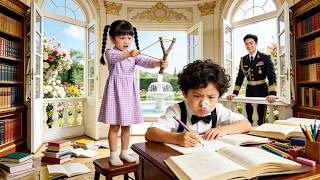 💕لم يستطع أحد ضبط ابن CEO المشاغب… لكن طفلة ريفية عمرها 5 سنوات جعلته يدرس! الجميع مذهول!