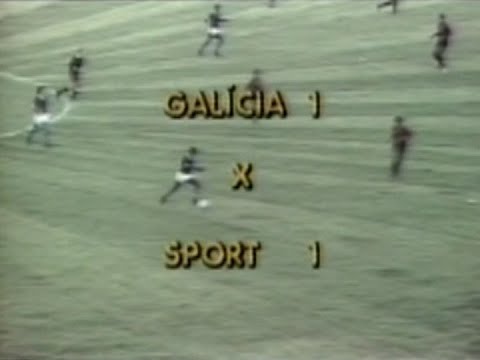 Galícia 1 x 1 Sport | Série A 1983
