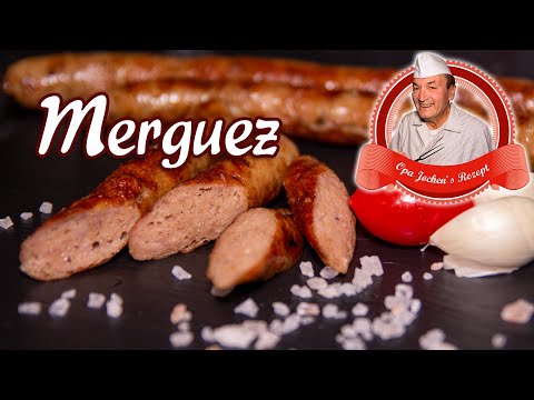 Merguez selber machen - Würstchen aus Lamm und Rind - Opa Jochens Rezept