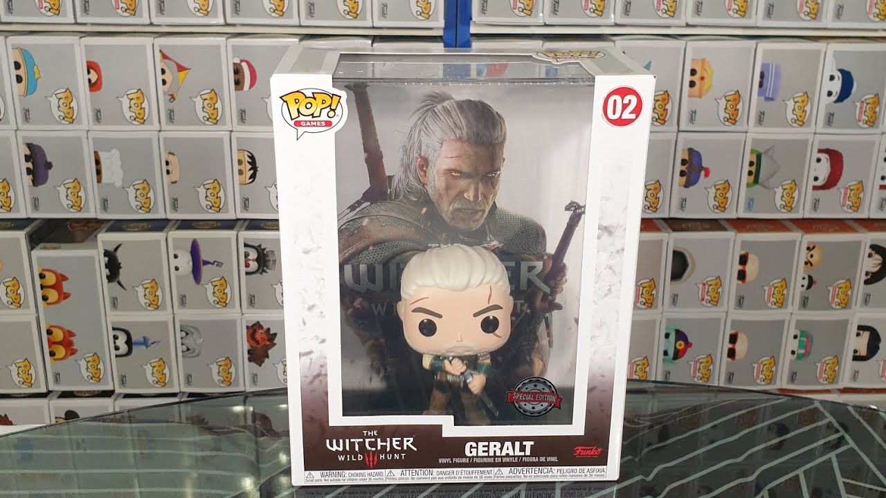 Unboxing: The Witcher III: Wild Hunt Game Cover Geralt Special Edition Funko Pop Vinyl Figure