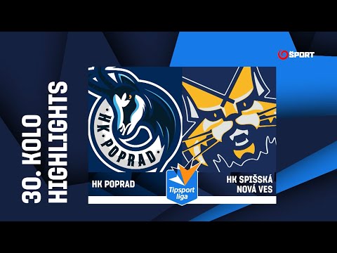 30. kolo: HK Poprad – HK Spišská Nová Ves 7:2 (2:1, 4:0, 1:1)