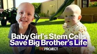 Baby Girl's Stem Cells Save Big Brother’s Life